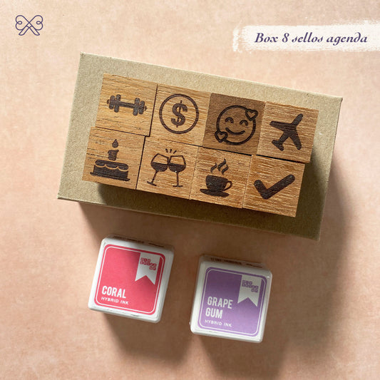 Sellos decorativos · para agenda o papelería